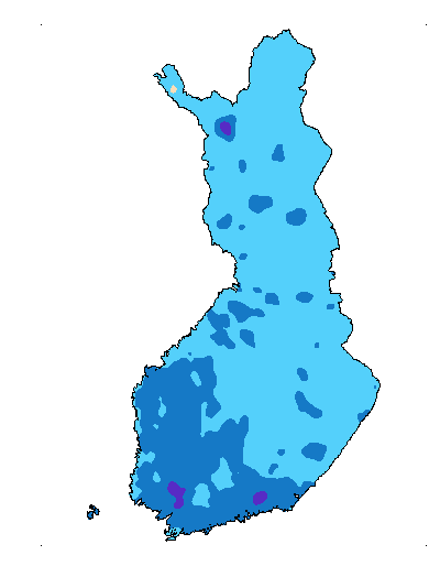 Dagens Markfuktighet kartbild