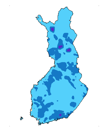 Dagens Markfuktighet kartbild