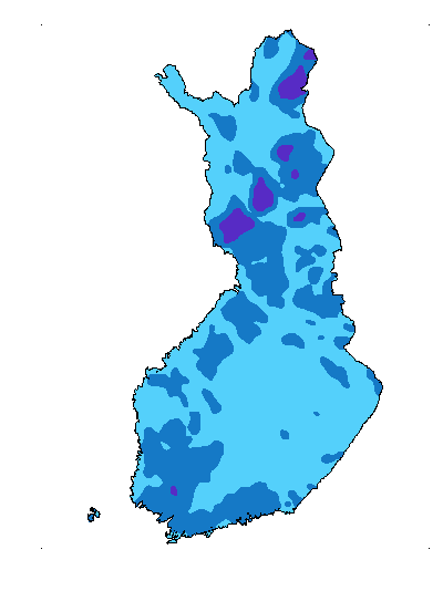 Dagens Markfuktighet kartbild