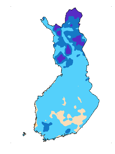 Dagens Markfuktighet kartbild