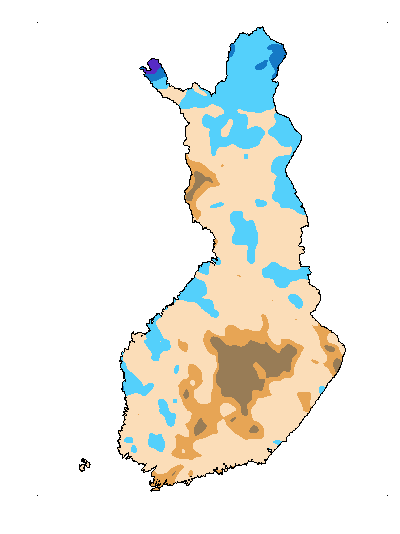 Daily Runoff anomaly map image