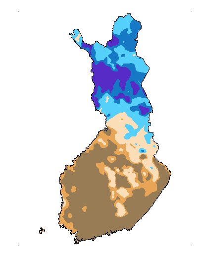 Dagens Avrinnings&shy;avvikelse kartbild
