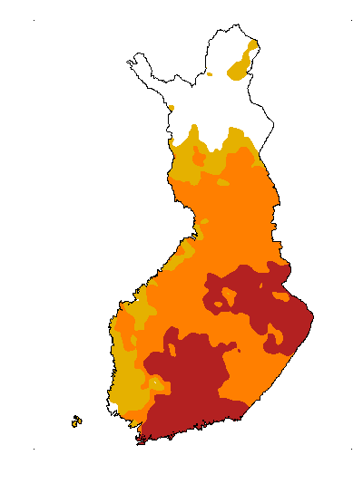 Yhdistelmäindeksi, seuraava kuukausi karttakuva
